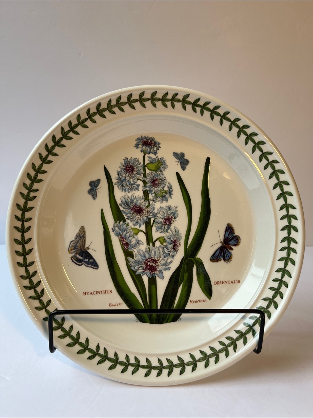Portmeirion NWT 8.5 Salad Plate Eastern Hyacinth The Botanic Garden